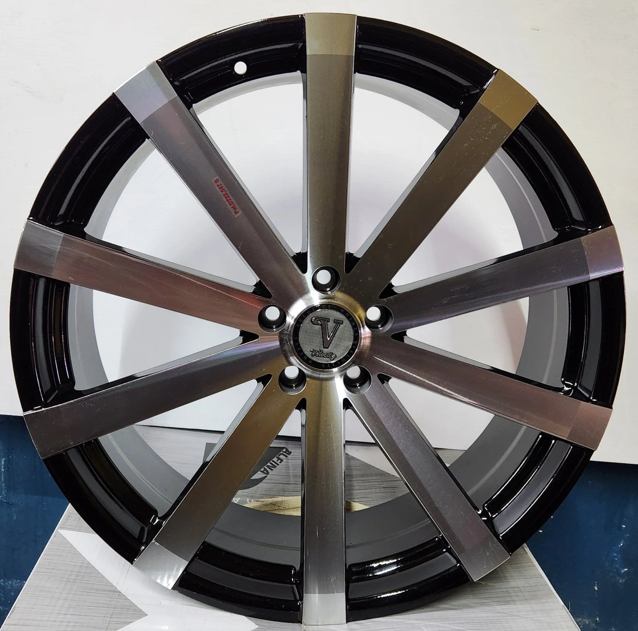 Velocity VW12AN 20X8.5 5X4.5 BLACK + MACHINED CB73.1 ET35