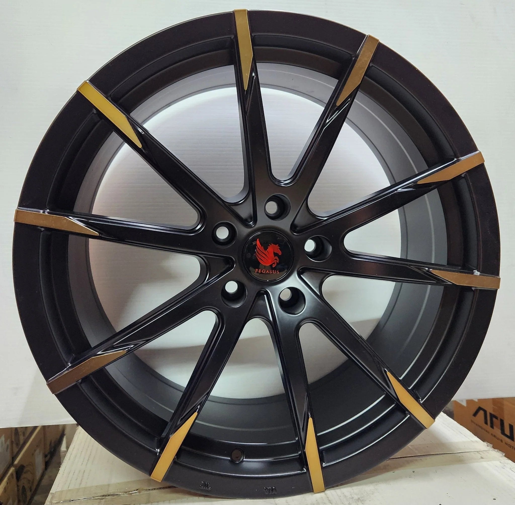 PEGASUS AS73 5x4.5 19x8.5 MATT BLACK BRONZE FACE CB73.1 ET35