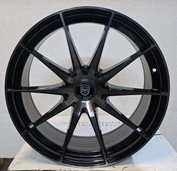 GWG HP4 20X9.0 5X114.3 GLOSS BLACK DARK TINT CB74.1 ET35