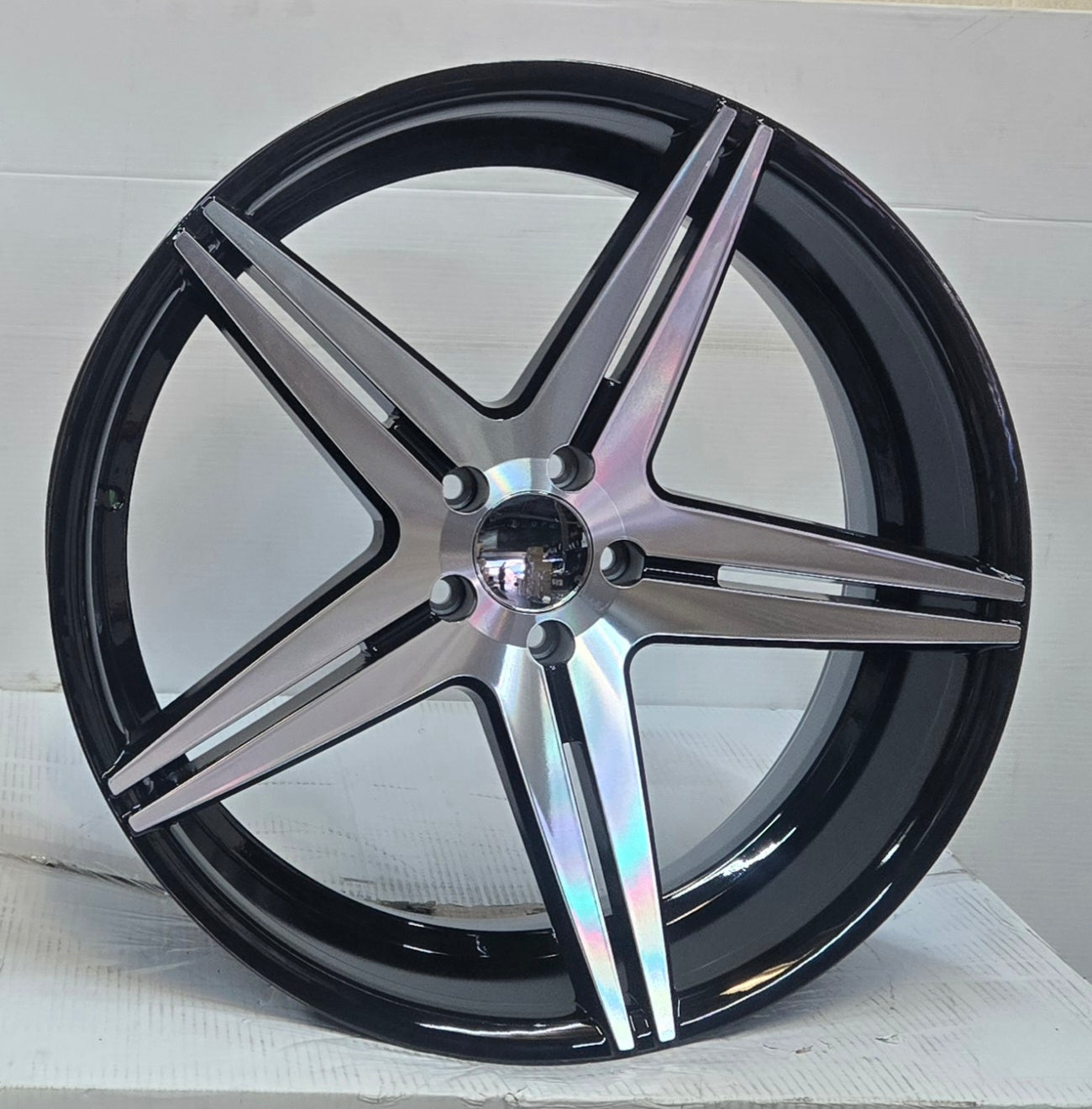 PEGASUSS-5074 22X9.5 5X114.3 PIANO BLACK MACHINED CB73.1 ET30