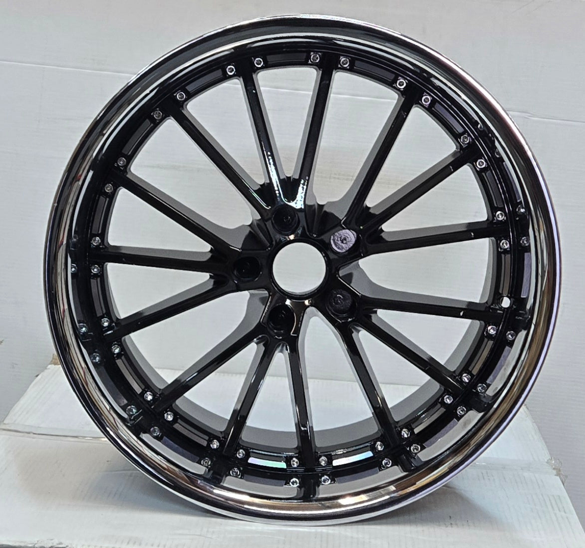 RENNEN RS-2 20X10.0 BLANK BLACK MACHROME LIP CB74.1 ET20