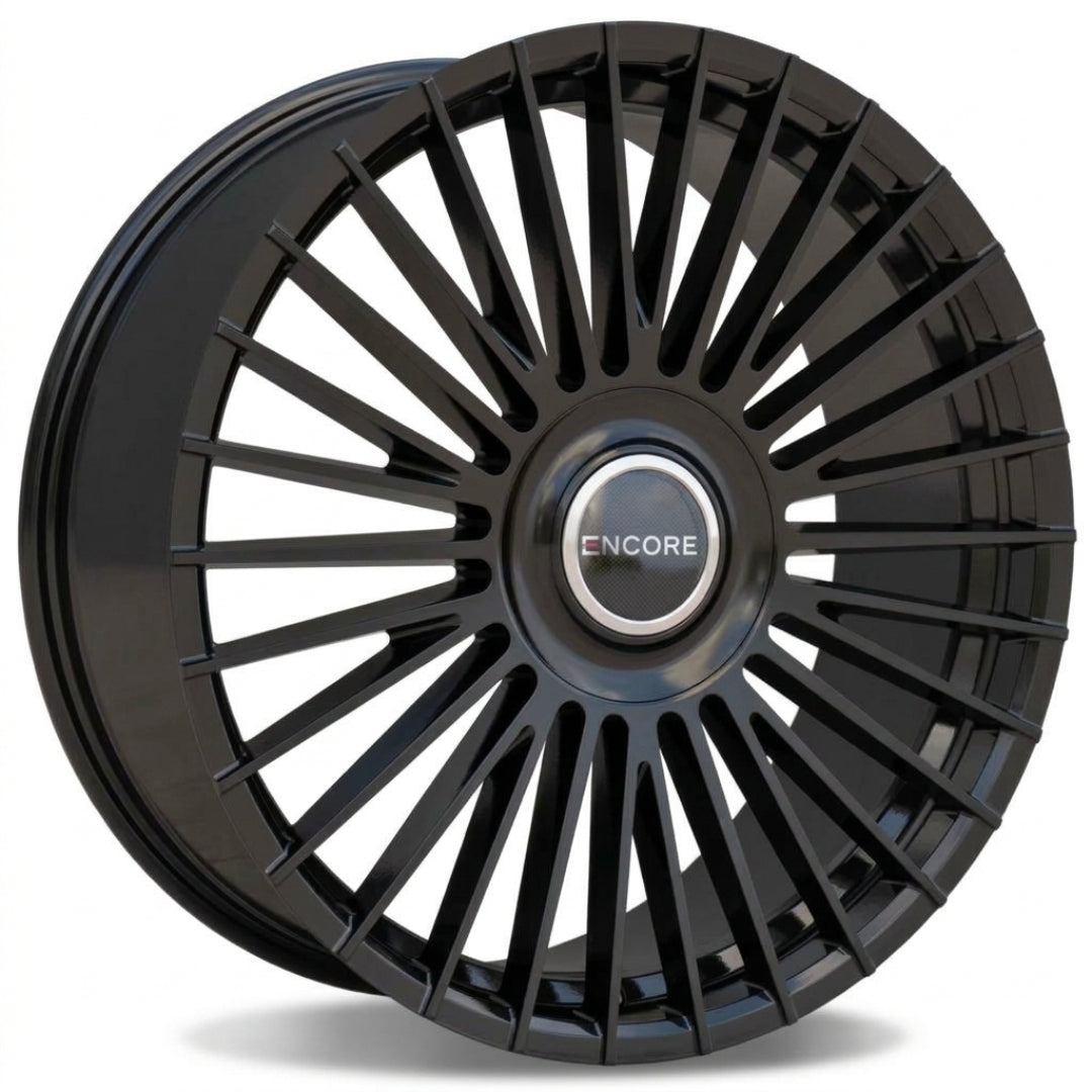 ENC109 ENCORE 22X9.5 6X135 6X139.7 GLOSS BLACK CB106.1 ET25