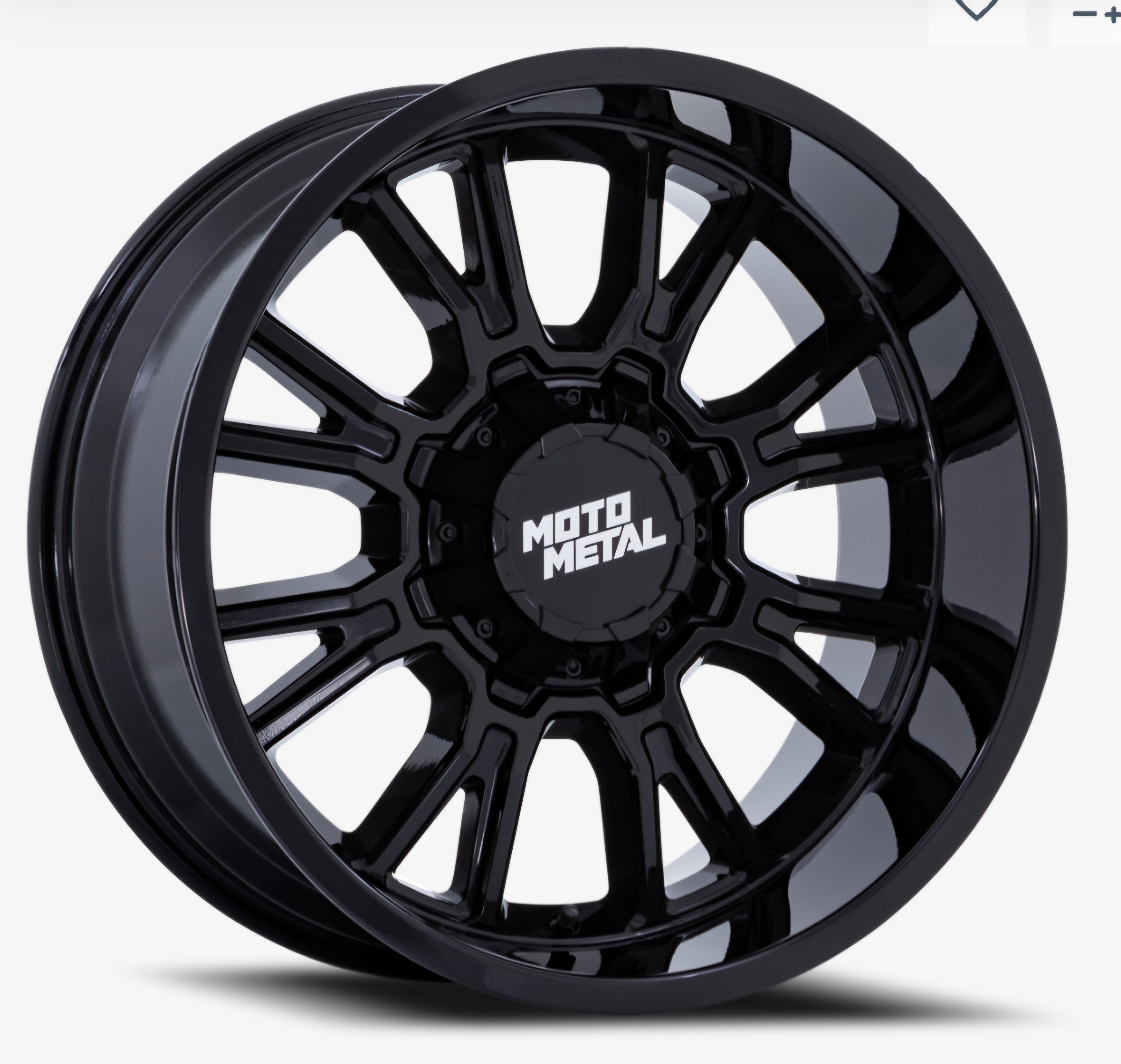 MO810BD 18X9.0 6X139.7 6X120 GLOSS BLACK CB78.1 ET20