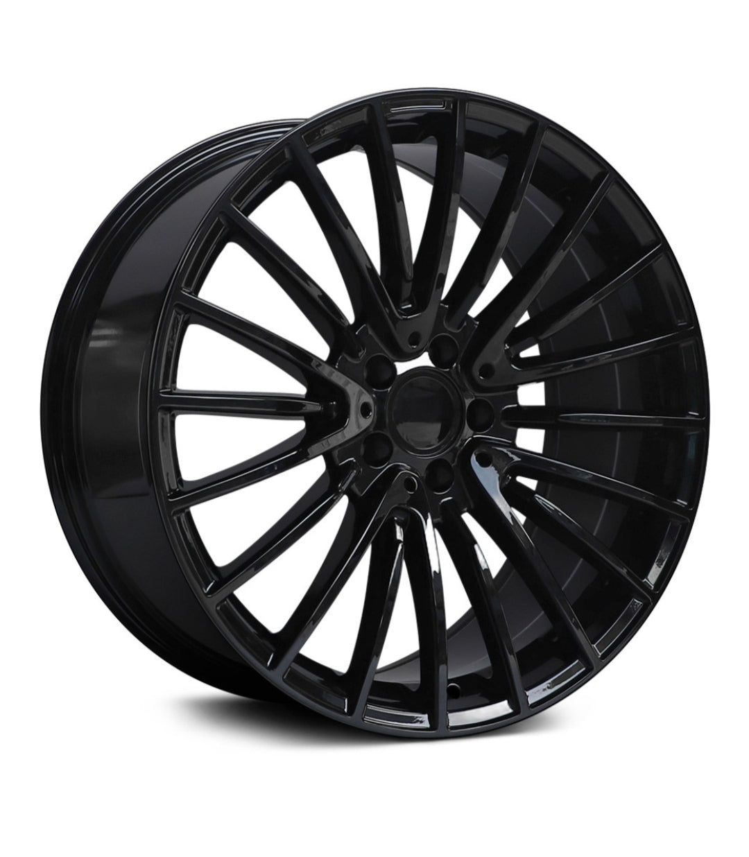 W812 19X8.5 5X112 GLOSS BLACK CB66.6 ET30