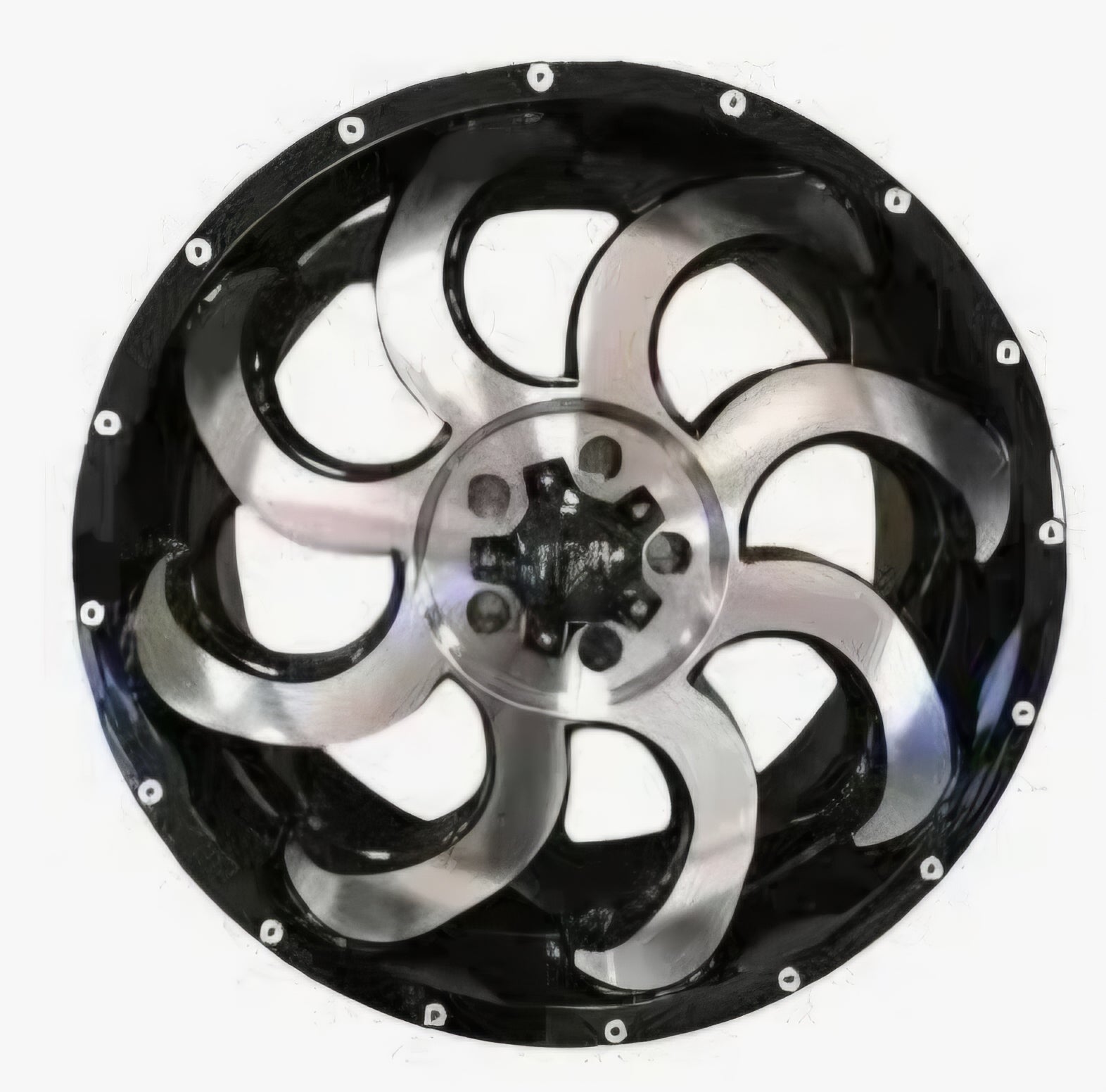 RD TITAN RD14 20X10.0 5X127 BLACK MACHINED FACE CB78.1 ET-0