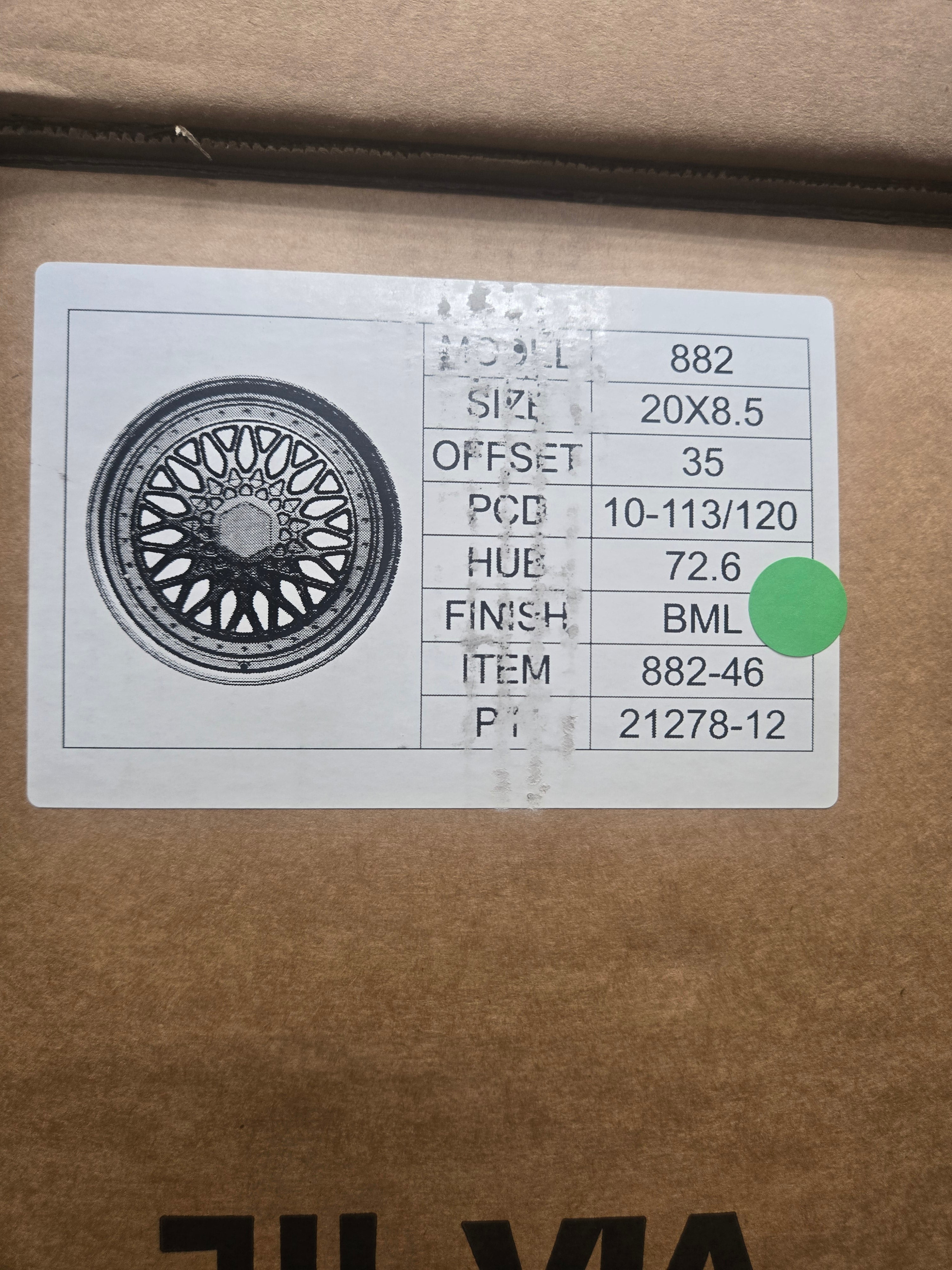 882 20X8.5 5X112 5X114.3 5X120 SILVER MACHINED LIP CB72.6 ET35