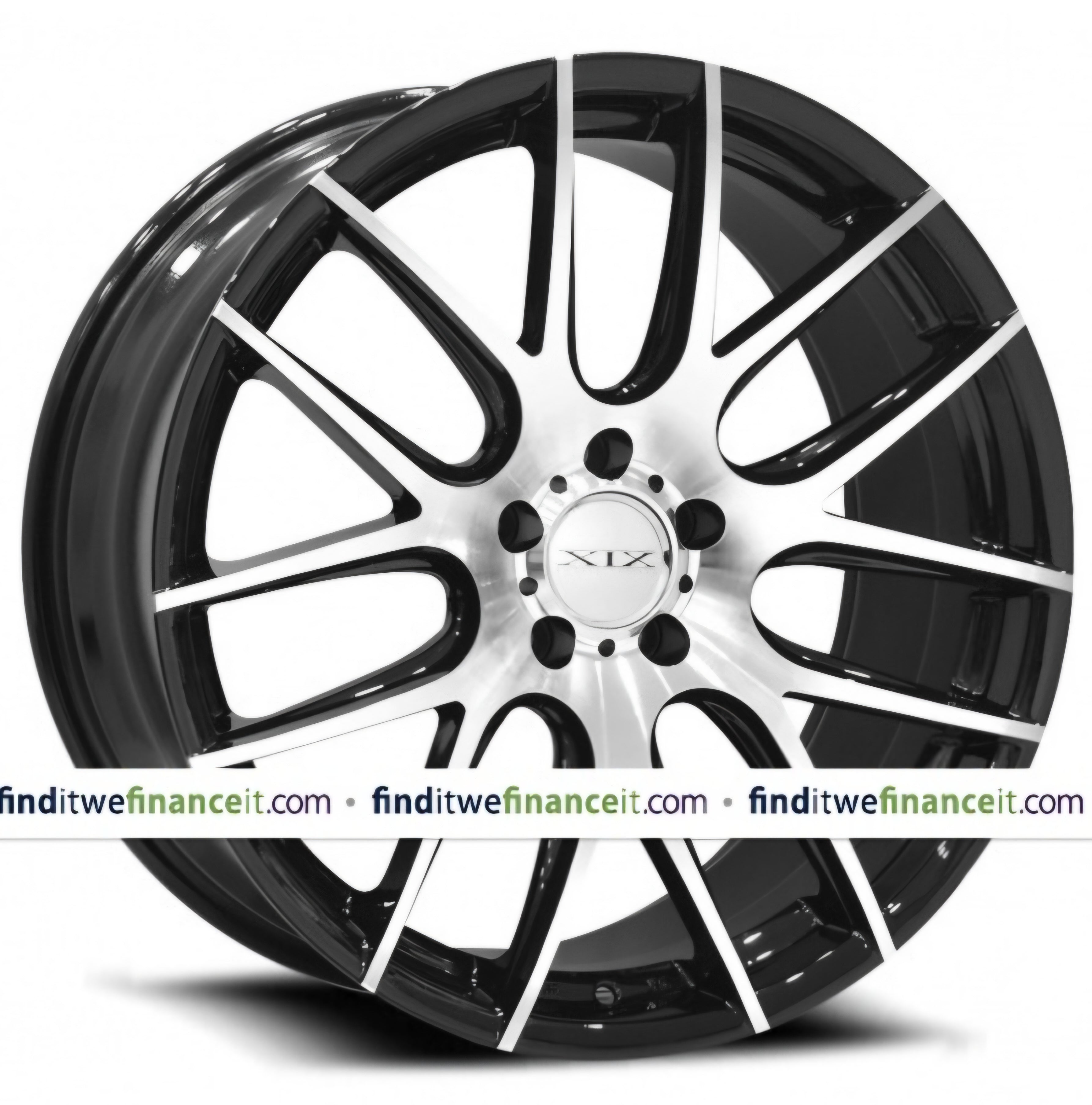 XIX X43 20X10.5 BLANK BLACK MACHINED FACE CB73.1 ET+25