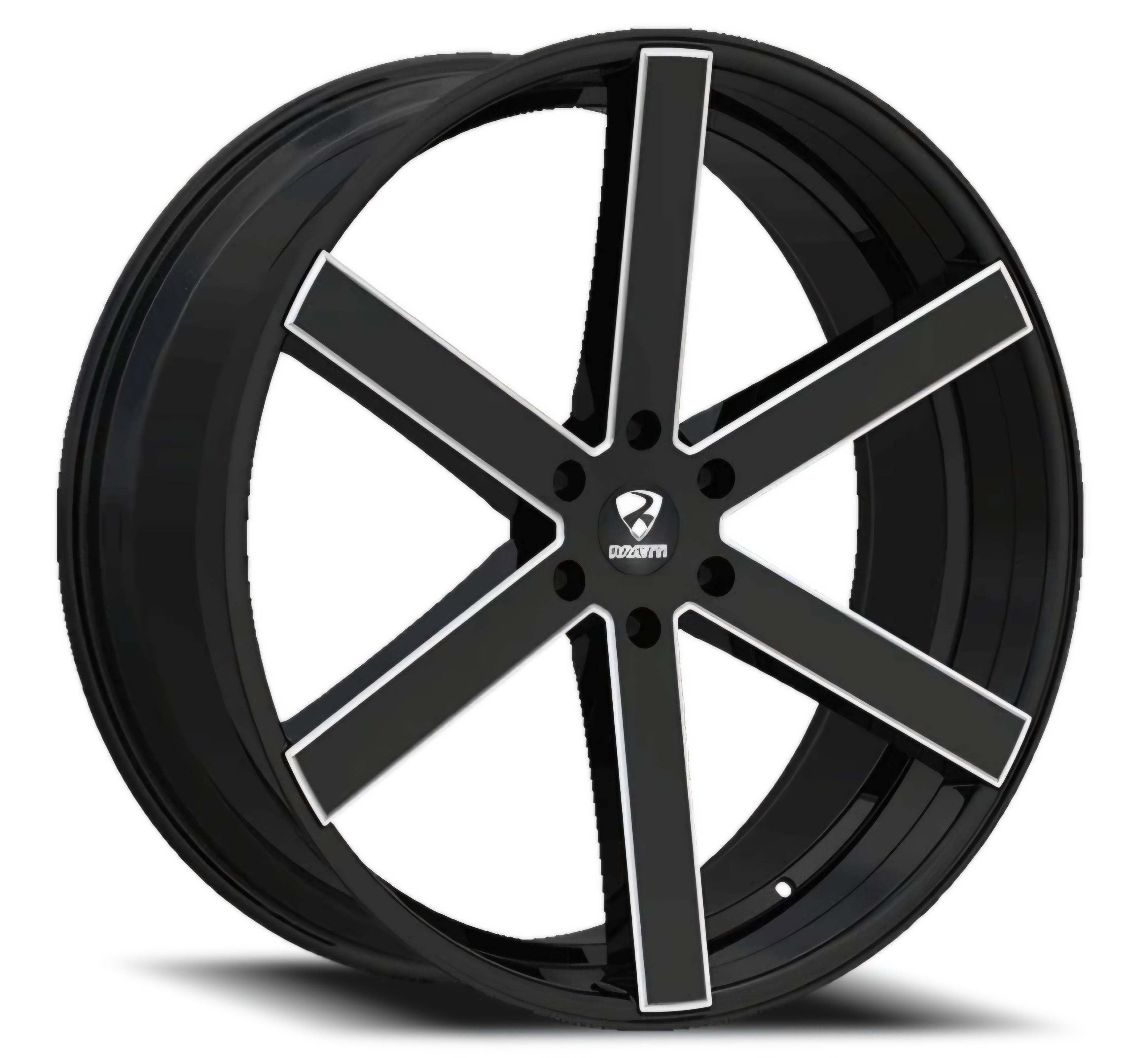 RAV-M3 24X9.5 6X139.7 BLACK MILLED W (U) CB78.1 ET30