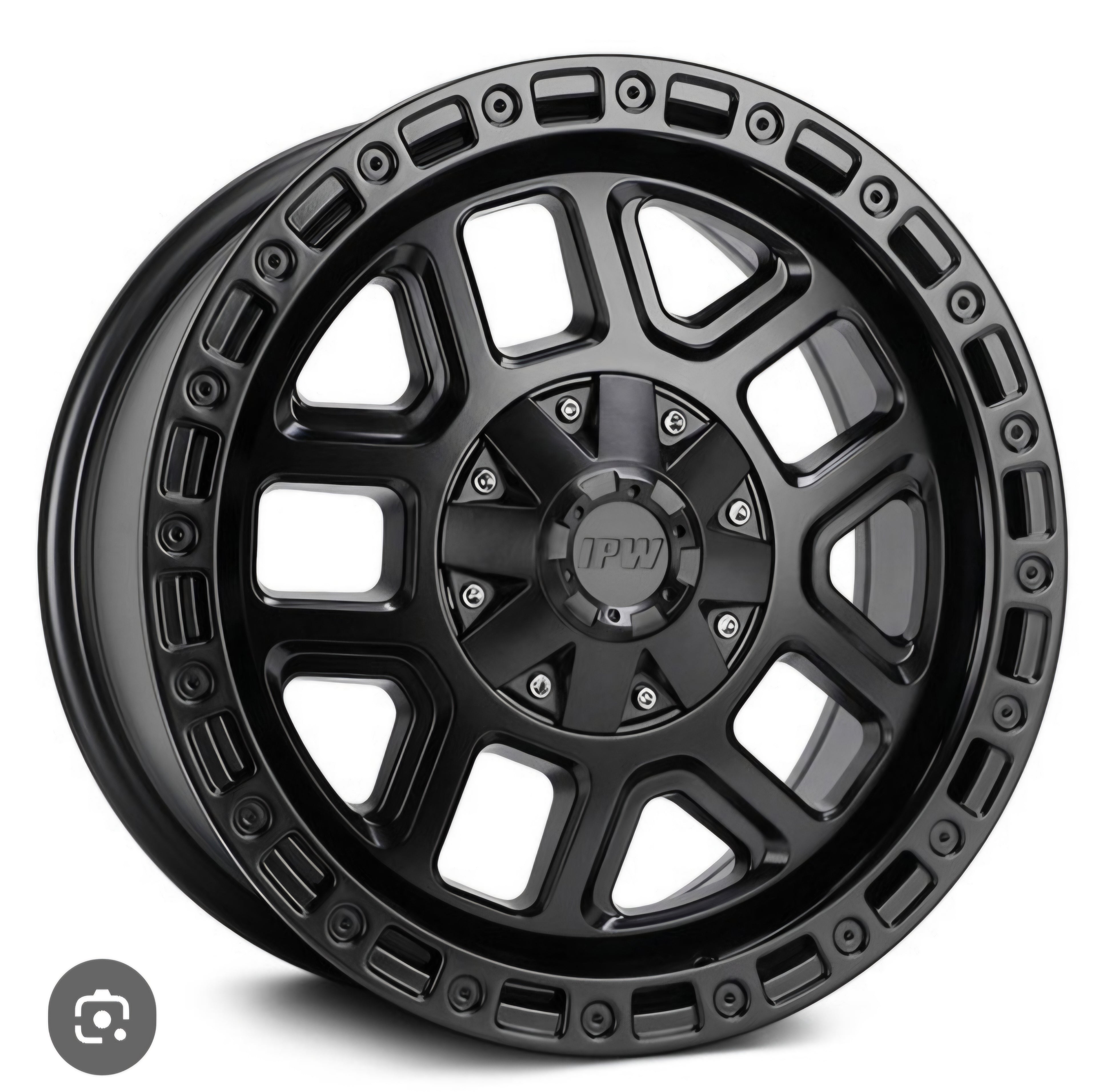 W912 20X9.0 6X139.7 6X135 SATINT BLACK CB106.1 ET30