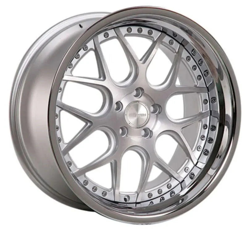 RENNEN CSL-2 19x9.5 BLANK SILVER BRUSHED FACE WITH CHROME SSL LIP