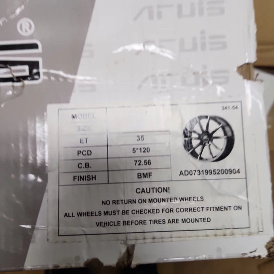 ARUIS AS73 19x9.5 5X120 BMF