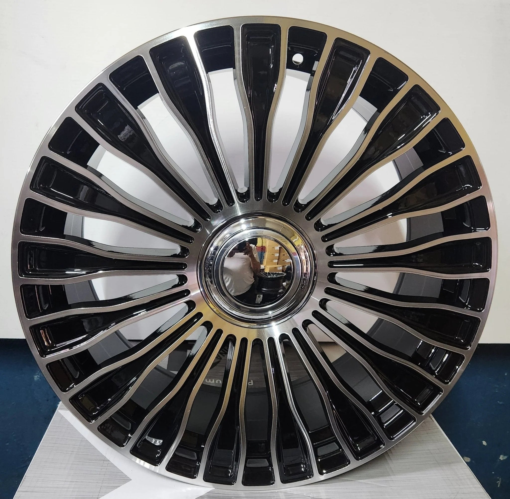 WHEELS ZS313 H3152F 20X9.5 5X112 PIANO BLACK MACHINE FACE