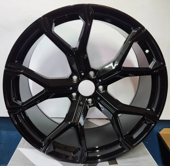 OE 5497 741M STYLE REP 22X10 5X120 PIANO BLACK
