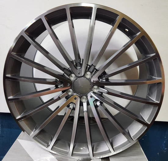 OE-0235 RM57 22X9.0 5X112 GUNMETAL MACHINED FACE