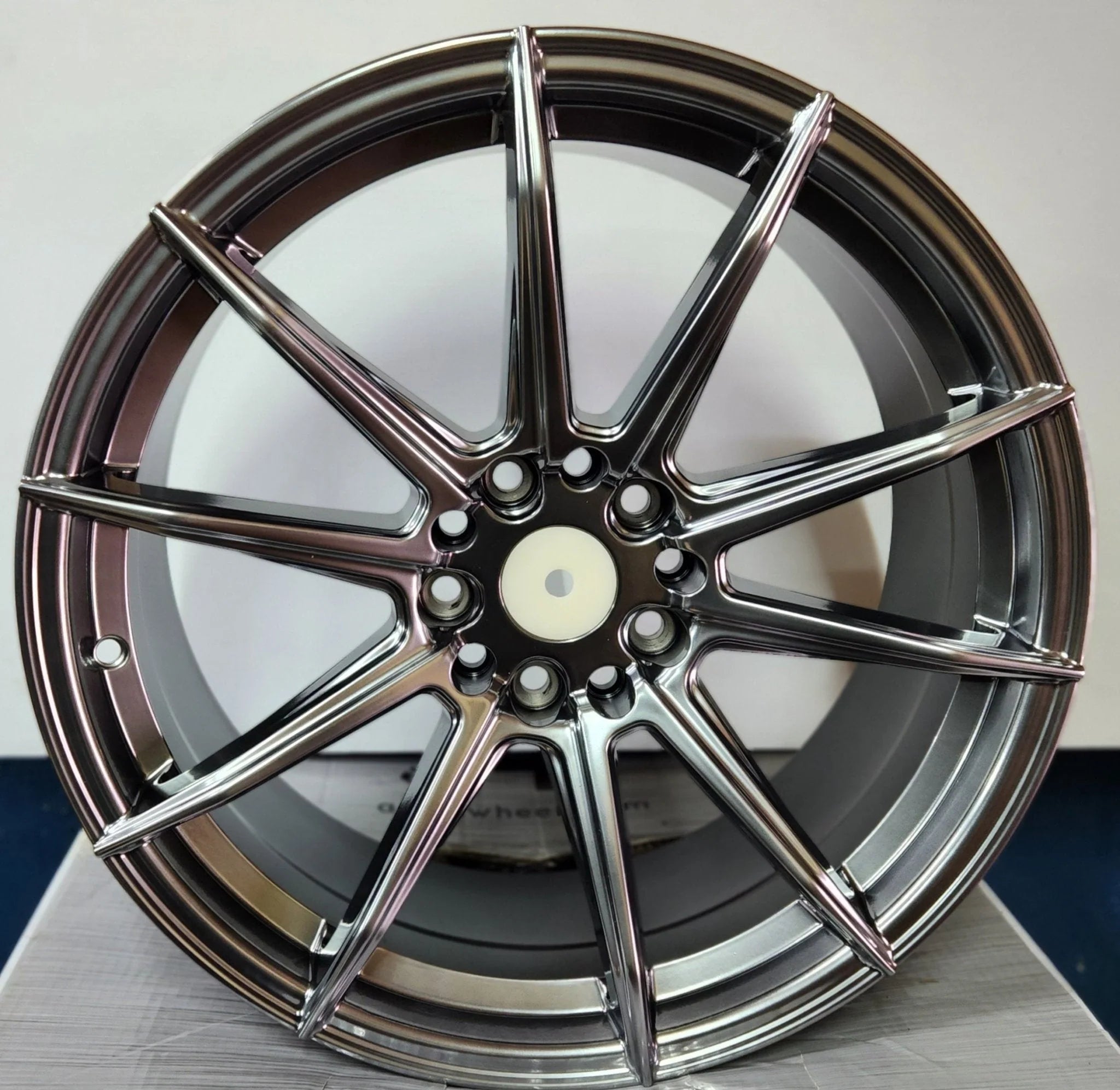 SHOGUN ZS-8 18X8 5X114.3 5X120 HYPER BLACK