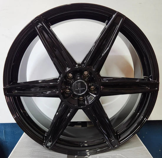 MODERN LEXURY MLF11 22X9 5x115 GLOSS BLACK