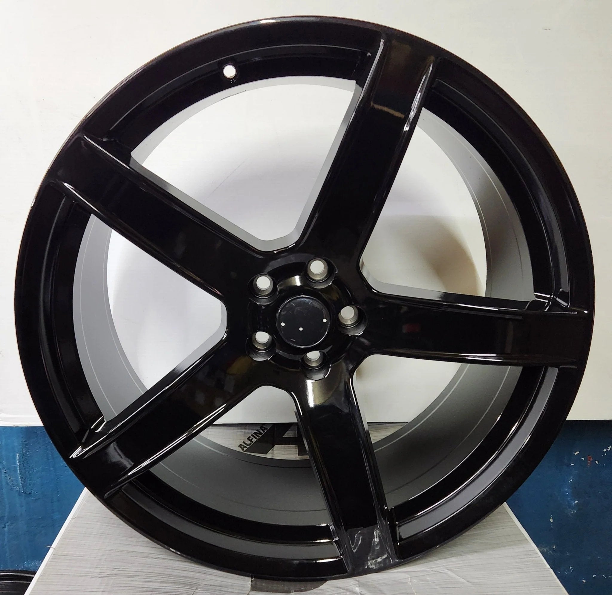 HELLCATII-ZS5507 22x10.5 5X115 GLOSS BLACK