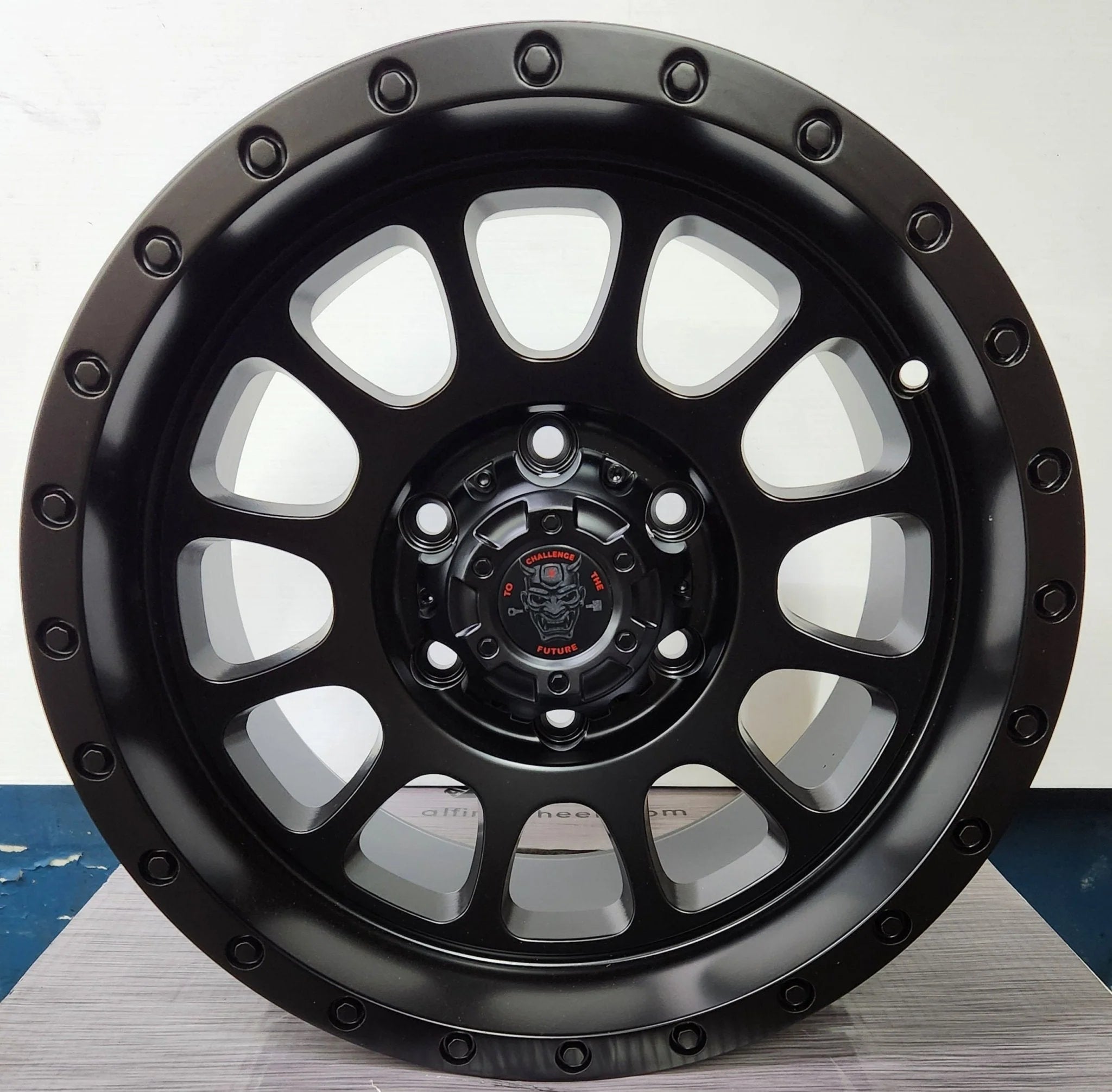 SHOGUN-JT138-6 16x8.5 6x139.7 MATTE BLACK