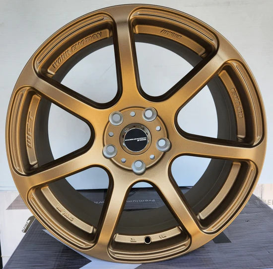 OE-YX117 1008 EMOTION T7R STYLE 17x8.0 5x112 5x114.3 MATTE BRONZE