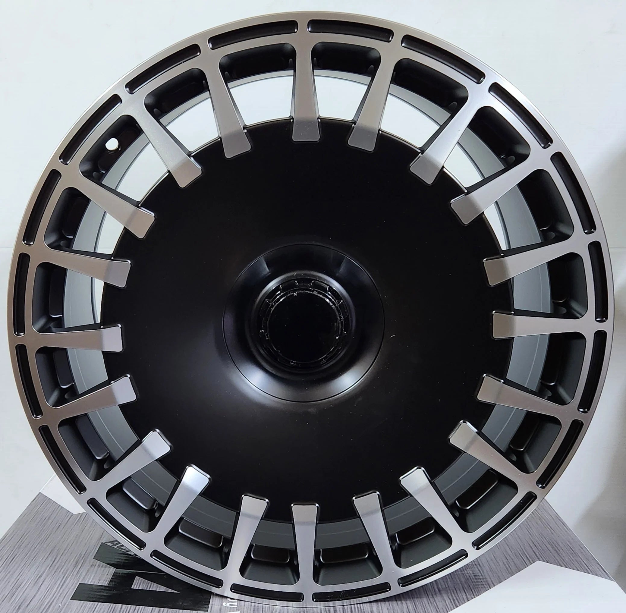 OE-315 22212-4 20x9.5 5x112 MATE BLACK MACHINED FACE CB66.1 ET43