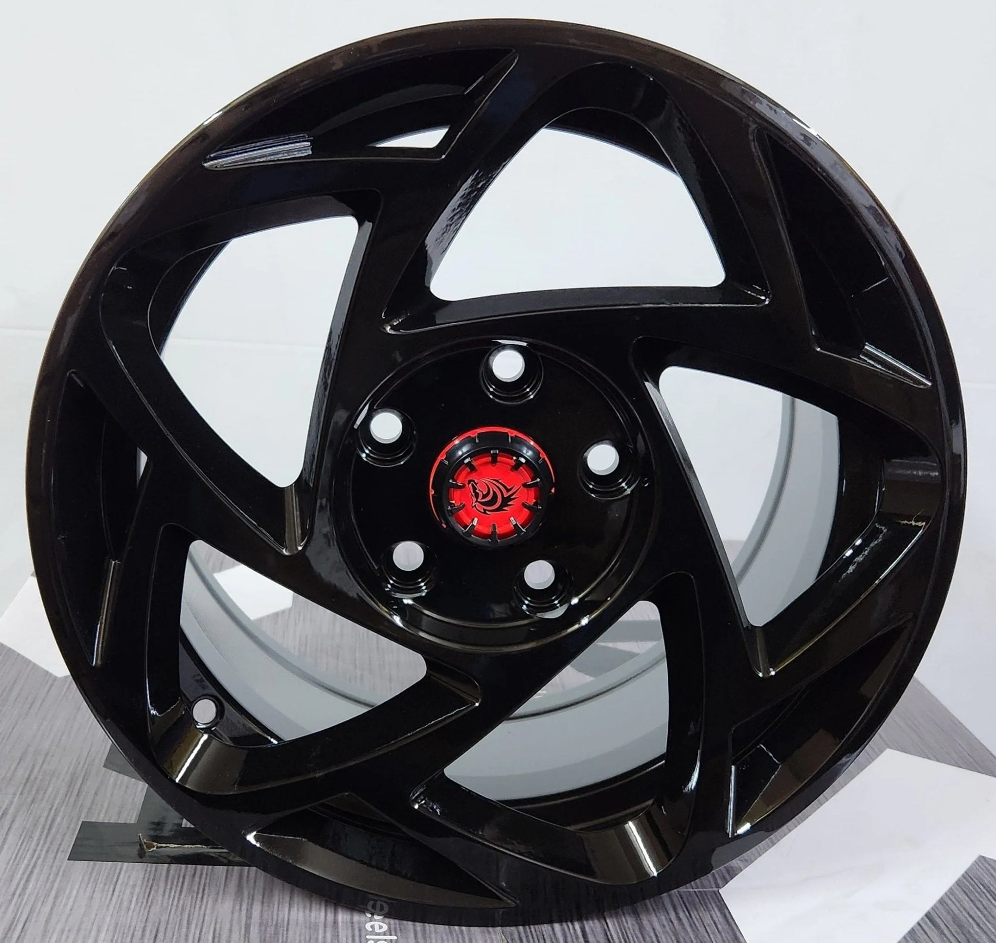 RAPIDASH RD-11 15x7.0 5x112 5x114.3 GLOSS BLACK