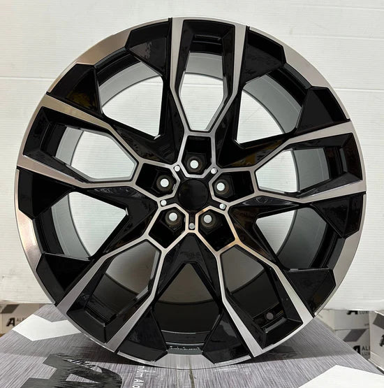 OE-5592 XM 21x9.5 5x112 GLOSS BLACK MACHINED FACE