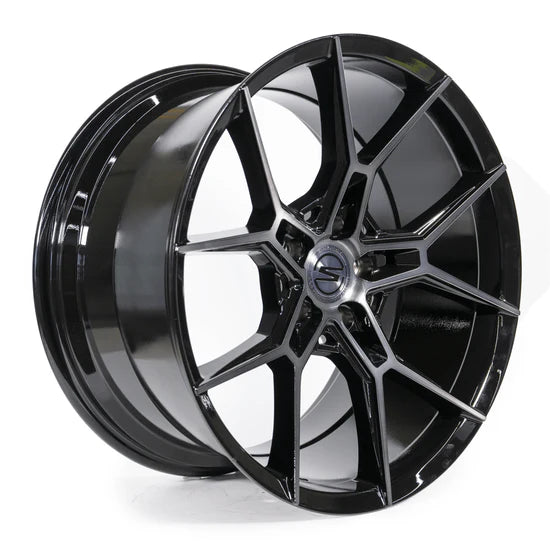 ARENA S102 ALPHINE 20X10.5 5X114.3 GLOSS BLACK BRUSHED DDT FACE CLEAR CB72.6 ET38