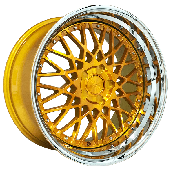 RENNEN CSL5 20x8.5 blank gold chrome ssl lip CB74.1 ET15