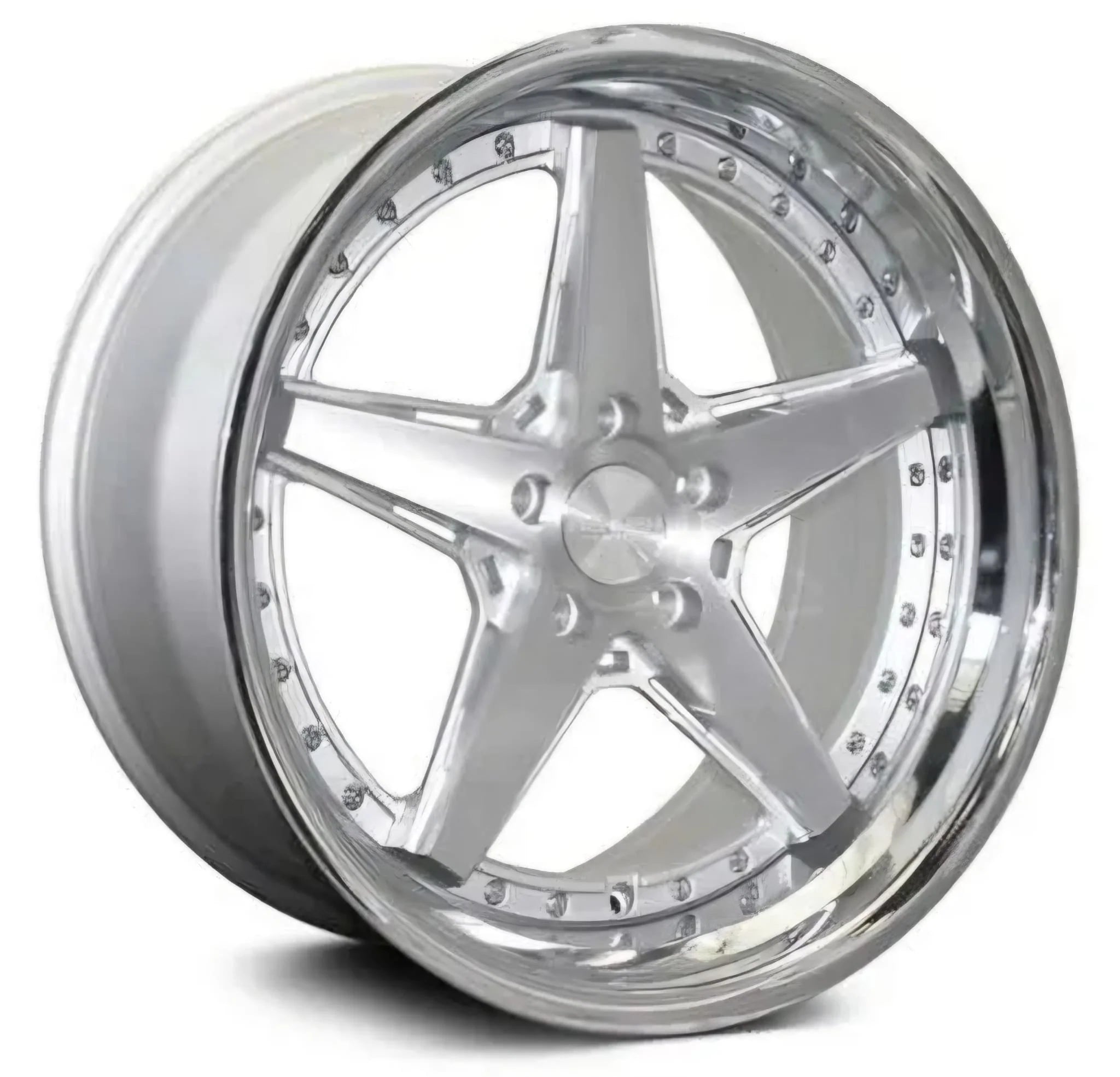 RENNEN CSL7 19x8.5 BLANK (5x112 - 5x120) SILVER BRUSHED CRIME SSL LIP