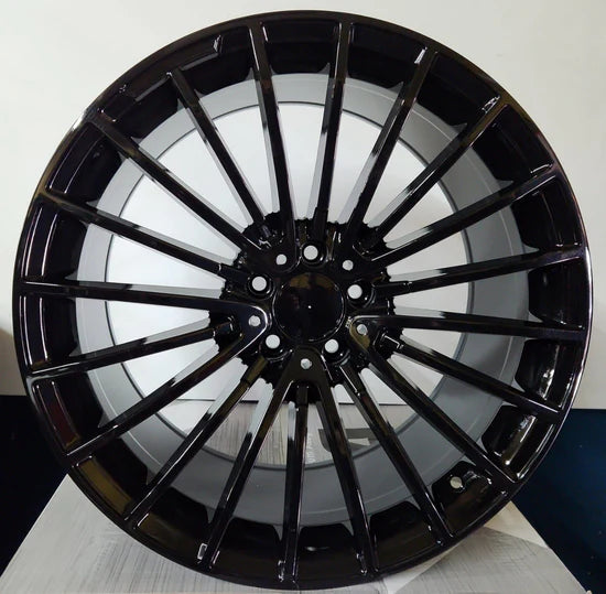 OE-0235 19x8.5 5x112 FULL GLOSS BLACK