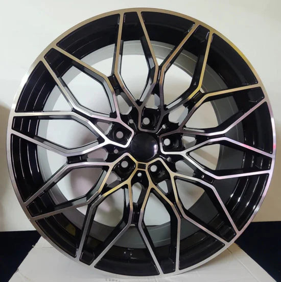 WCL206 WHEELS 20x9.5 5x112 GLOSS BLACK MACHINE
