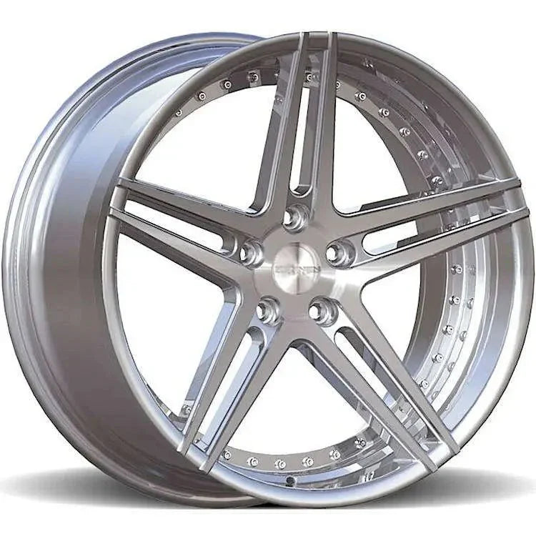 RENNEN CSL3 22x10.5 blank silver machine chrome bold