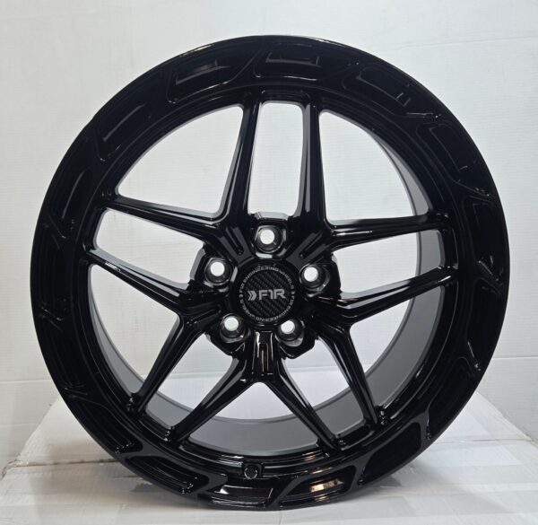 F1R FS5 20X9.0 5X114.3 GLOSS BLACK
