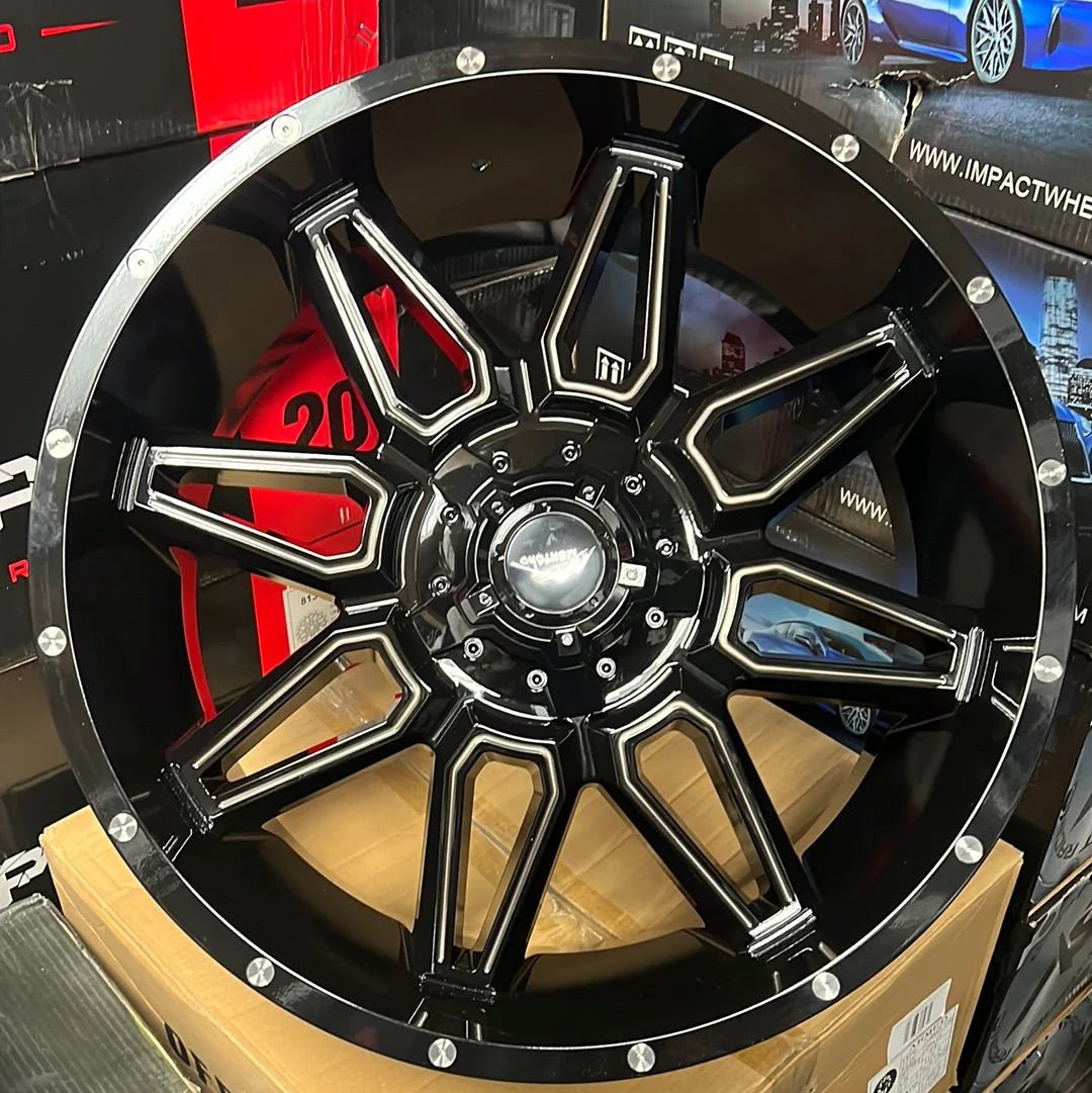 MONTORO M12 22x10 5X127 GLOSS BLACK