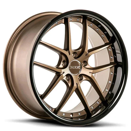 XIX X61 20X8.5 5X112 MATTE BRONZE BLACK LIP CB66.1 ET35