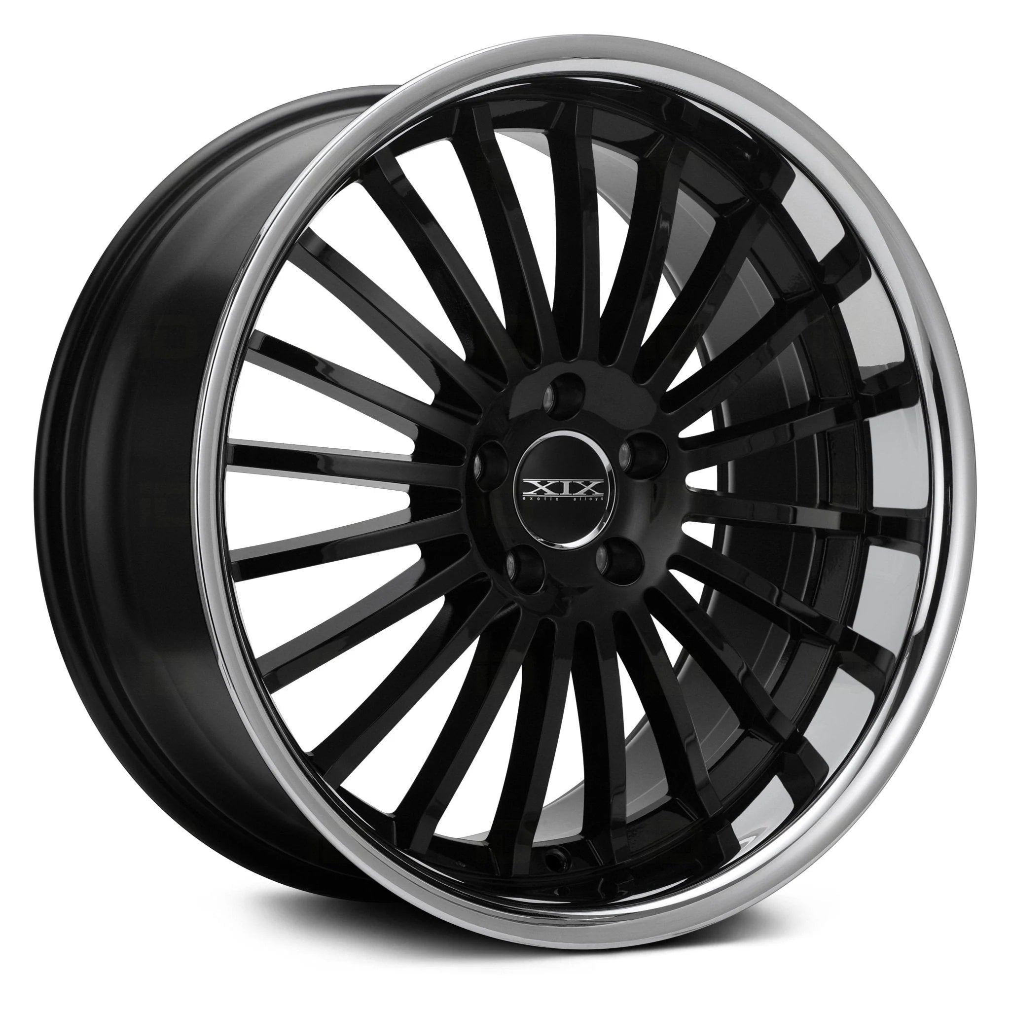 XIX X59 22x9 5X120 BLS BLACK SS LIP