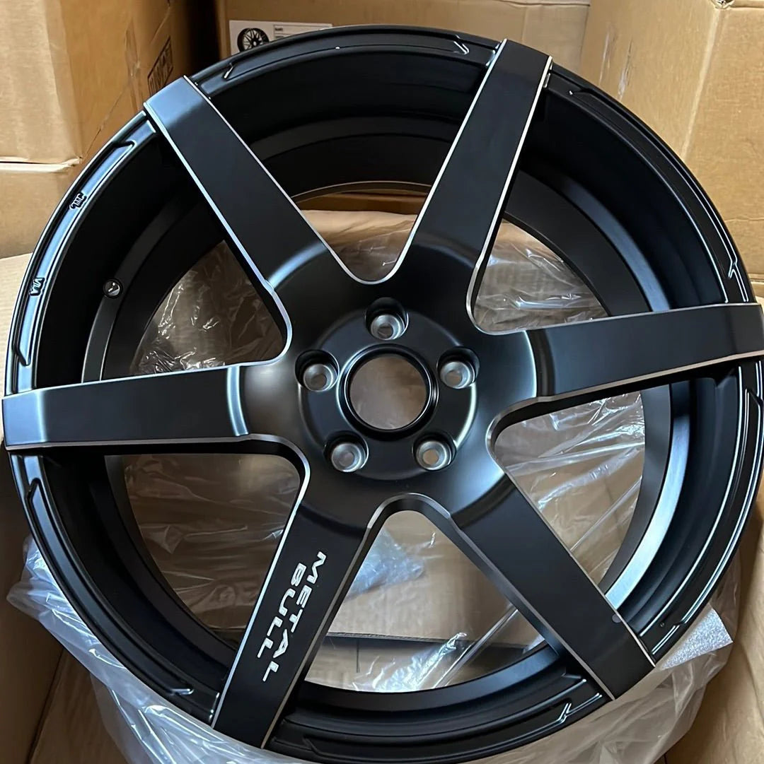 HSR- A6054F17 20x8.5 5x114.3 GLOSS BLACK