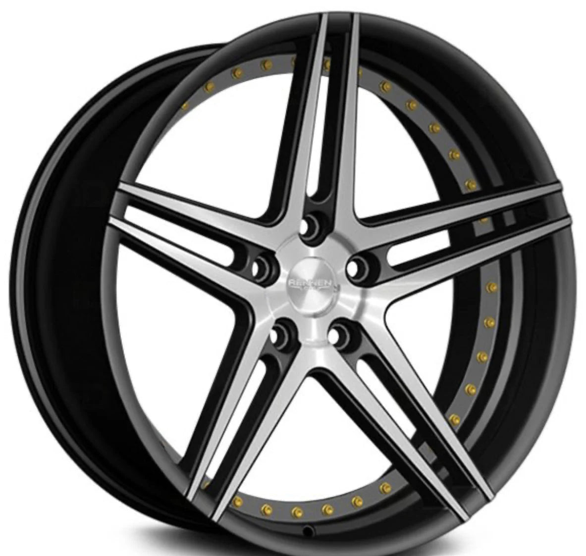 RENNEN CSL3 22x10.5 blank semi gloss black machine