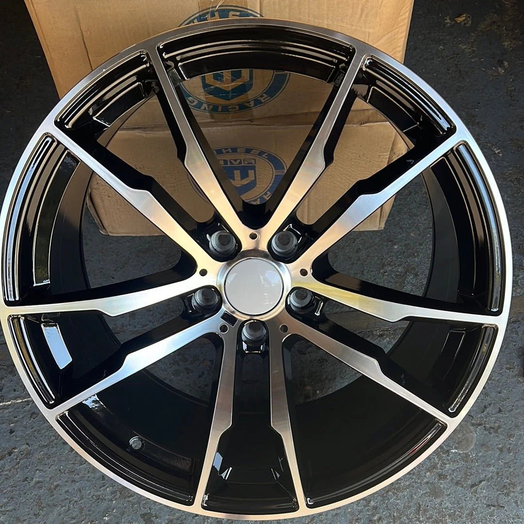 WHEELS -21919-34 20X11 5X120 PIANO BLACK MACHINE FACE