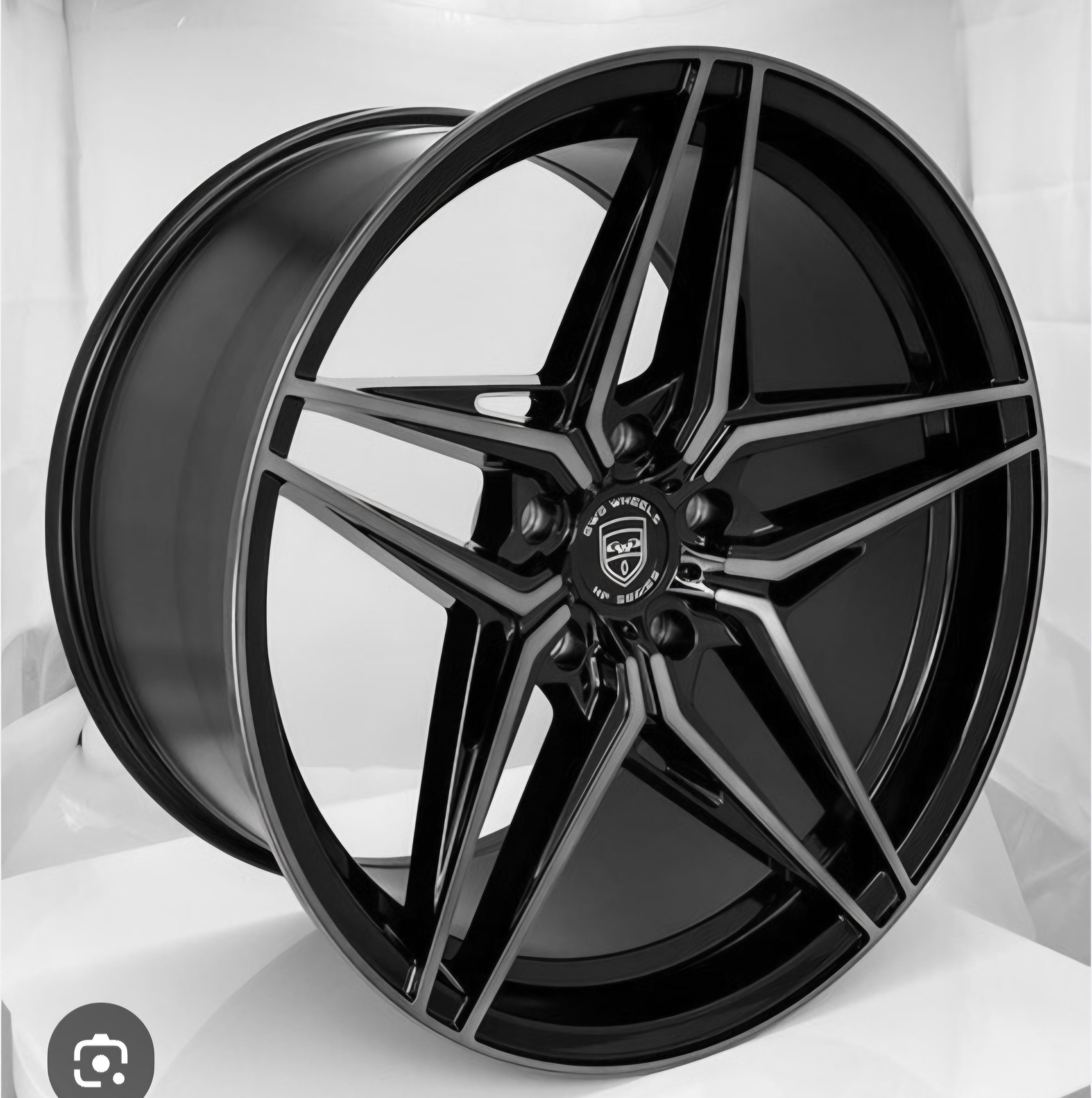 GWG HP5 20X9.0 5X120 GLOSS BLACK CB74.1 ET30