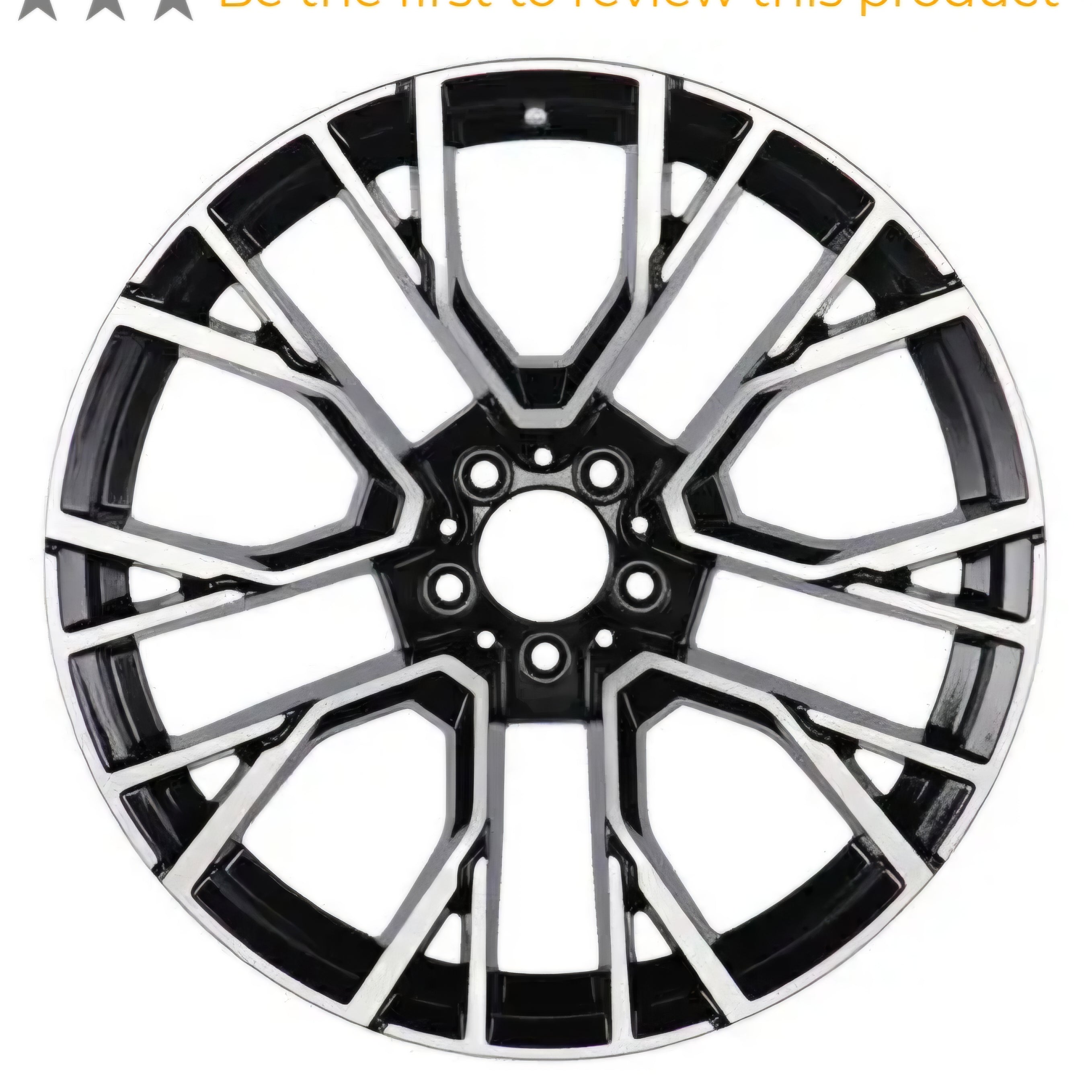 W706 22X9.5 5X120 BLACK MACHINED FACE CB74.1 ET35