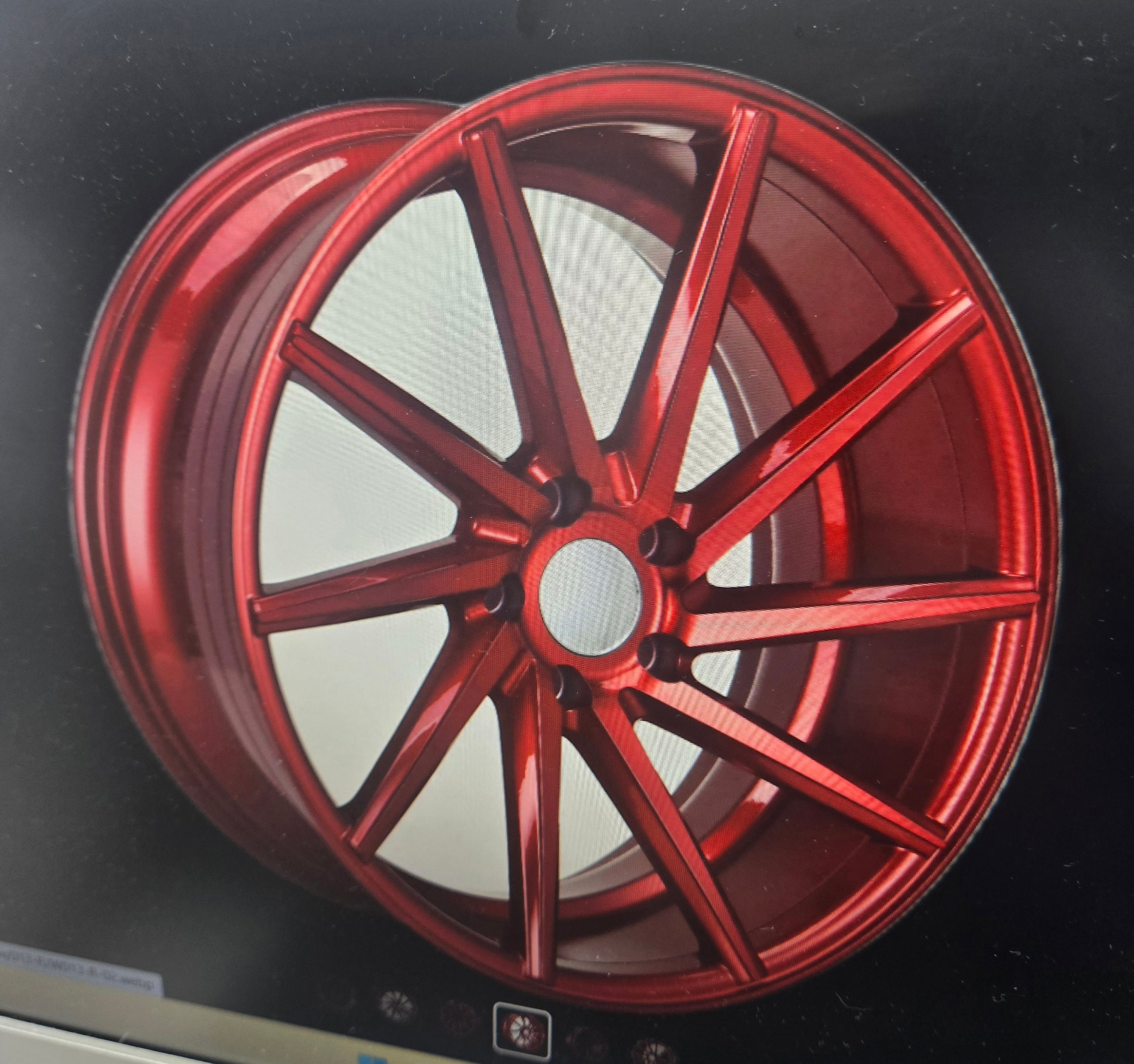 W013 20X10 5X114.3 RED RDML RC CB73.1 ET35