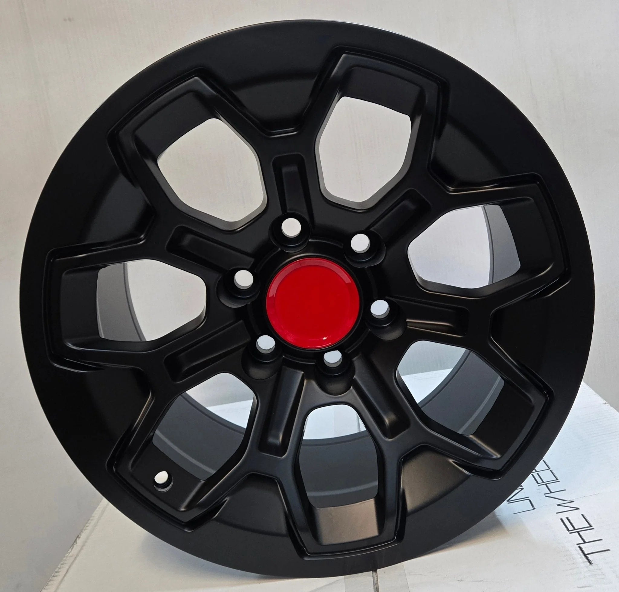 QC1858 24 TACOMA PRO 17X9.0 6X139.7 MATTE BLACK