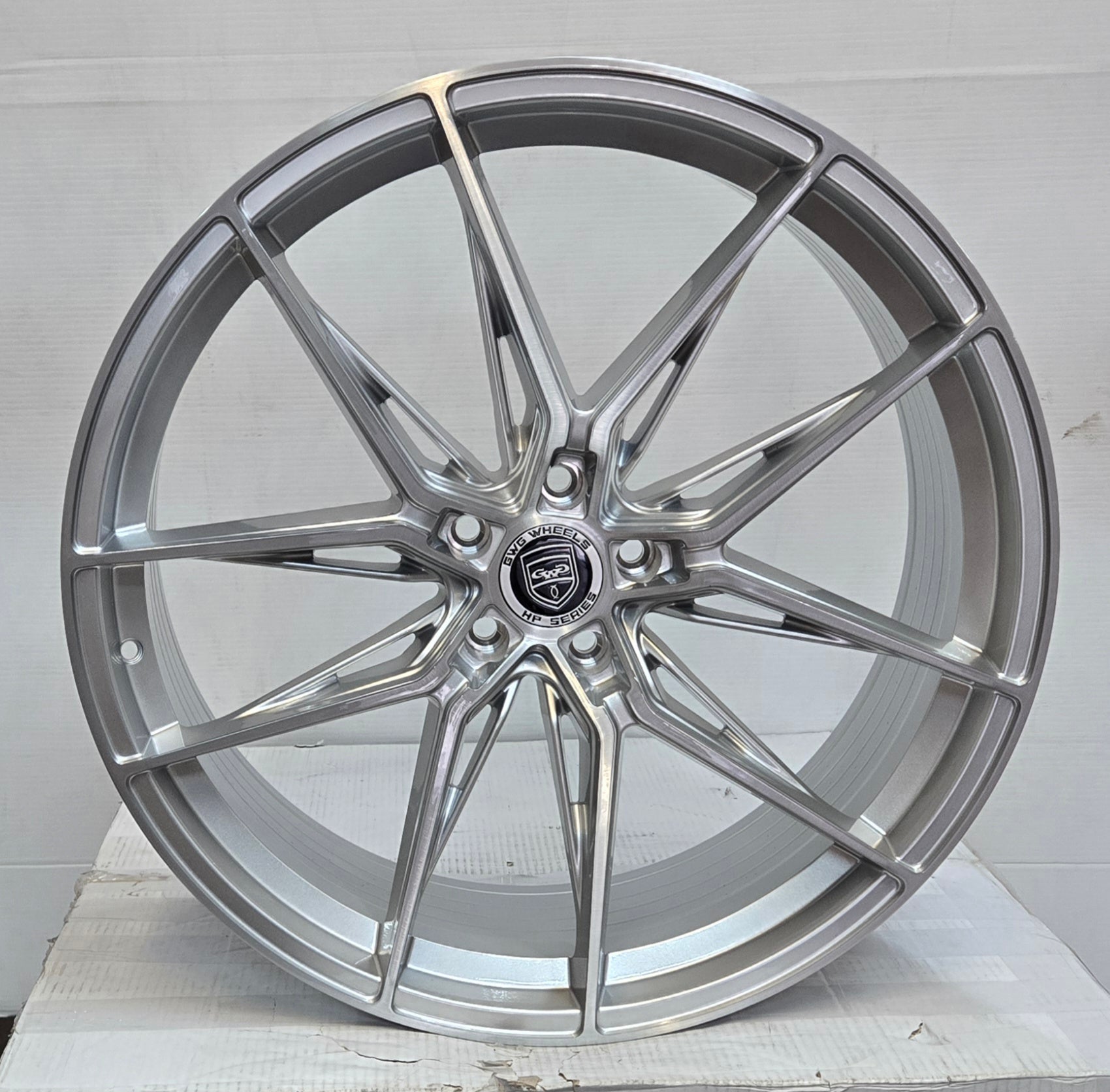 GWG HP1 22X9.0 5X120 SILVER BRUSHED  FACE CB74.1 ET30