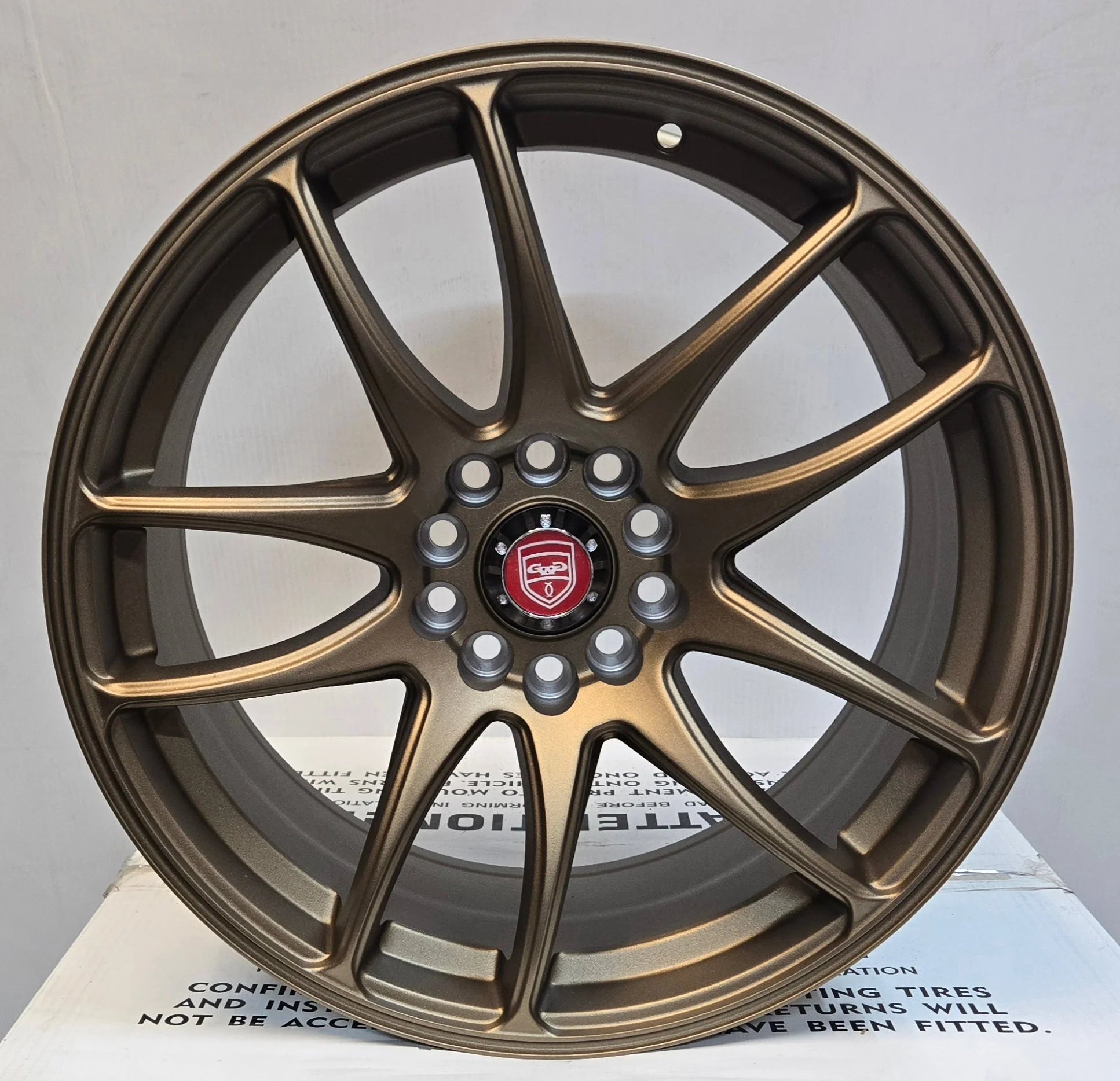 GWG NS3 18x8 5x114.3 / 5x120 SATIN BRONZE