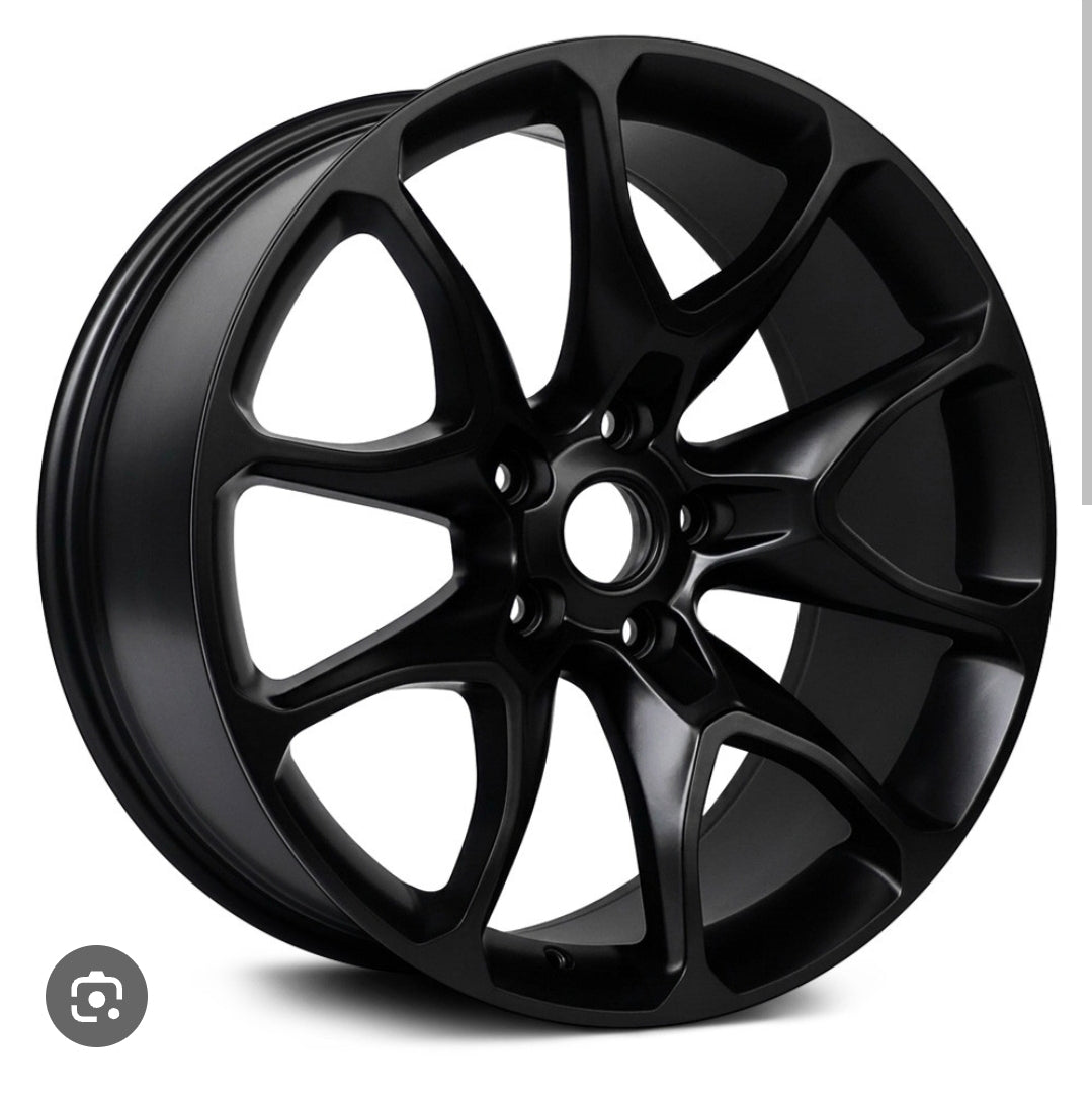W502 22X10.0 5X127 SATIN BLACK CB71.6 ET45