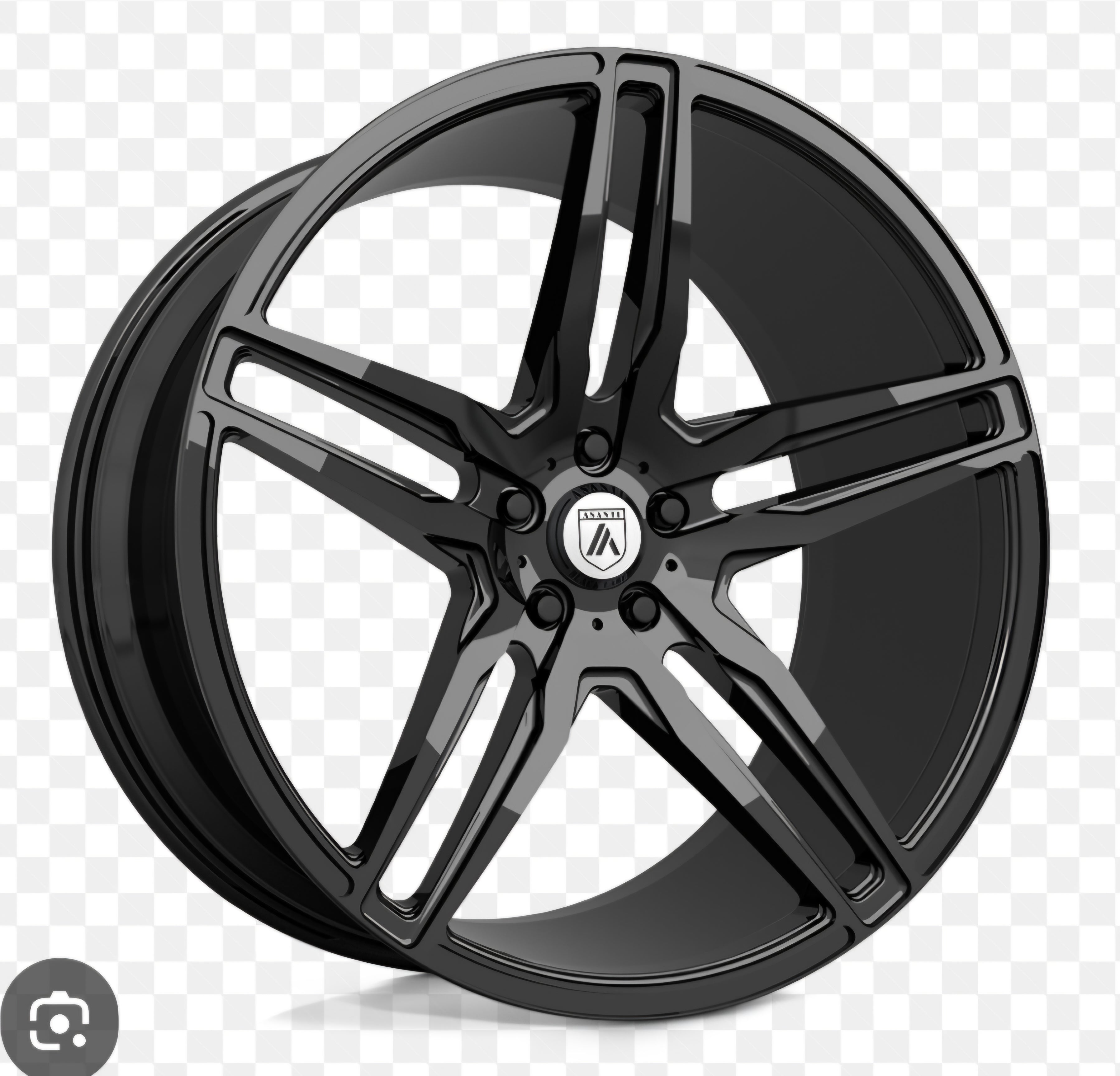 ASANTI ABL-12 22X10.5 5X115 GLOSS BLACK CB72.1 ET25