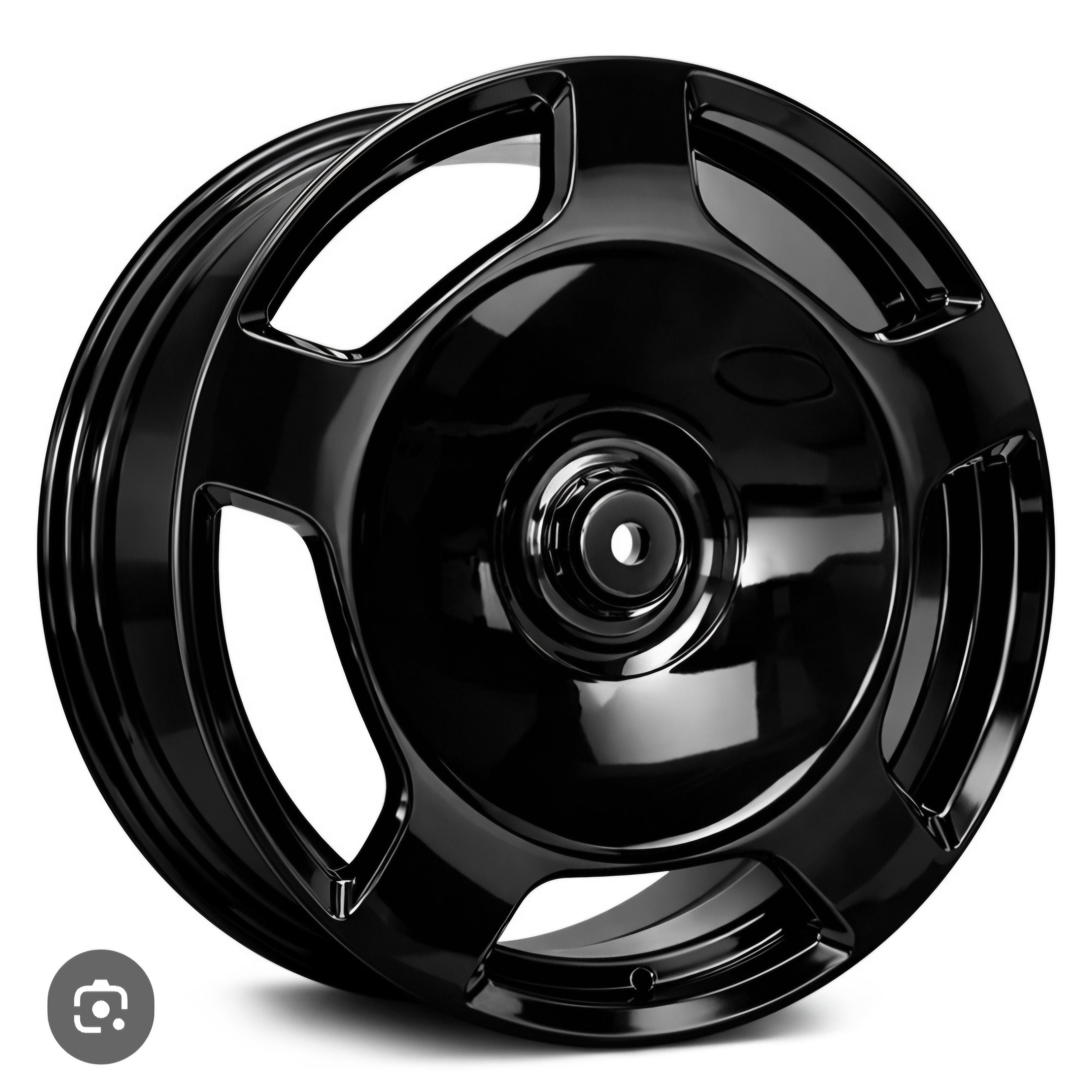 W832 22X10.5 5X112 GLOSS BLACK CB66.6 ET38