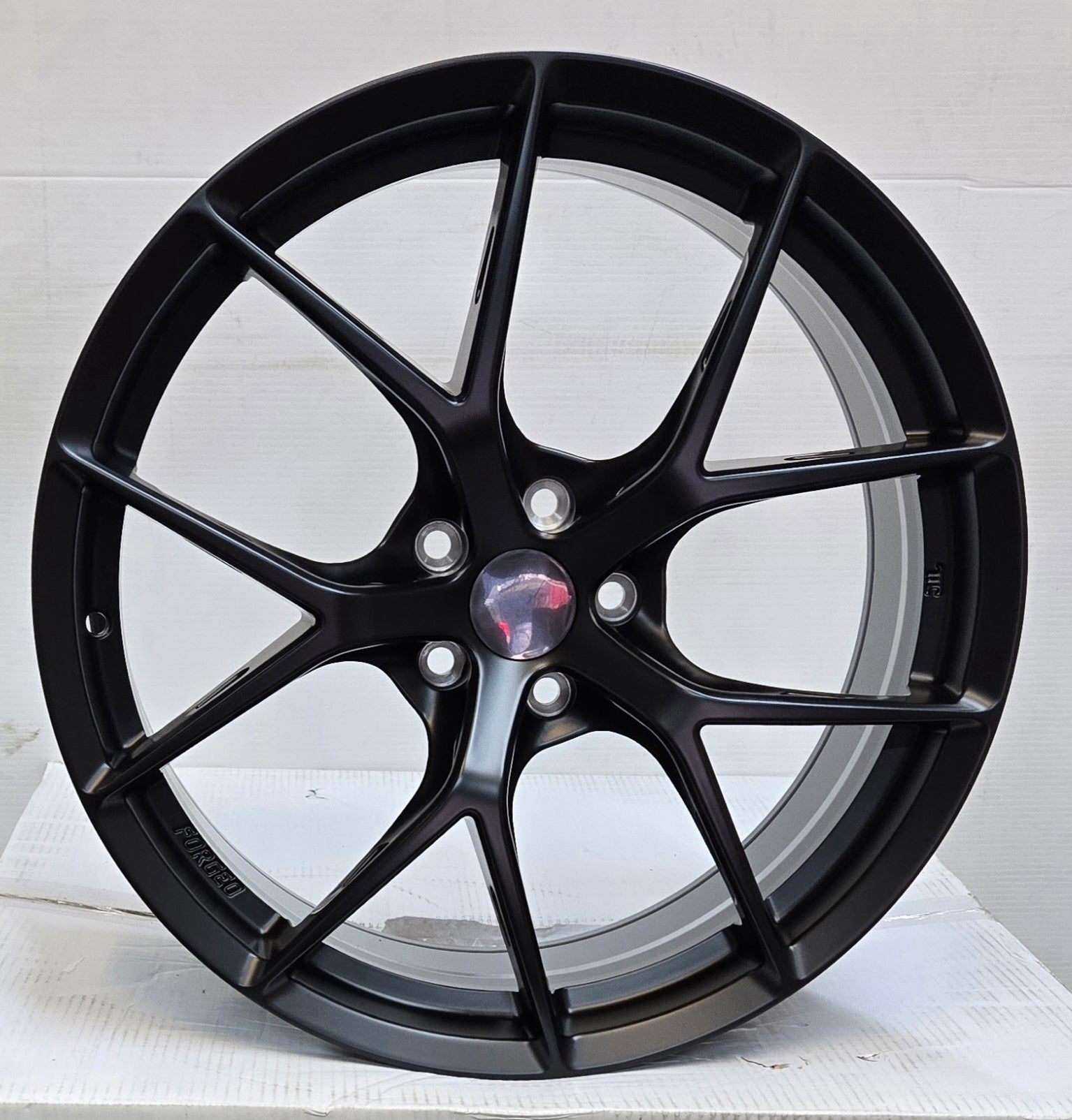 ZS009 FI-R REP 19X8.5 5X108 MATTE BLACK CB73.1 ET38
