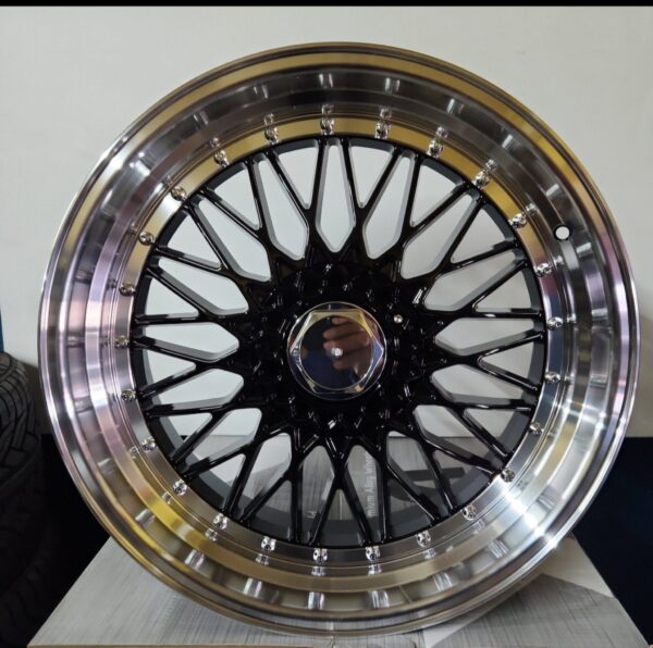 ALFINA AY679 20X8.5 5X127 BLACK MACHINED FACE CB74.1 ET35